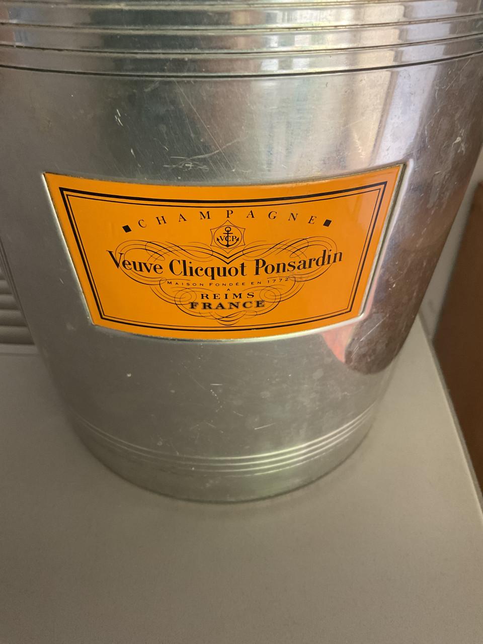 Vintage Champagnekoeler Veuve Clicquot