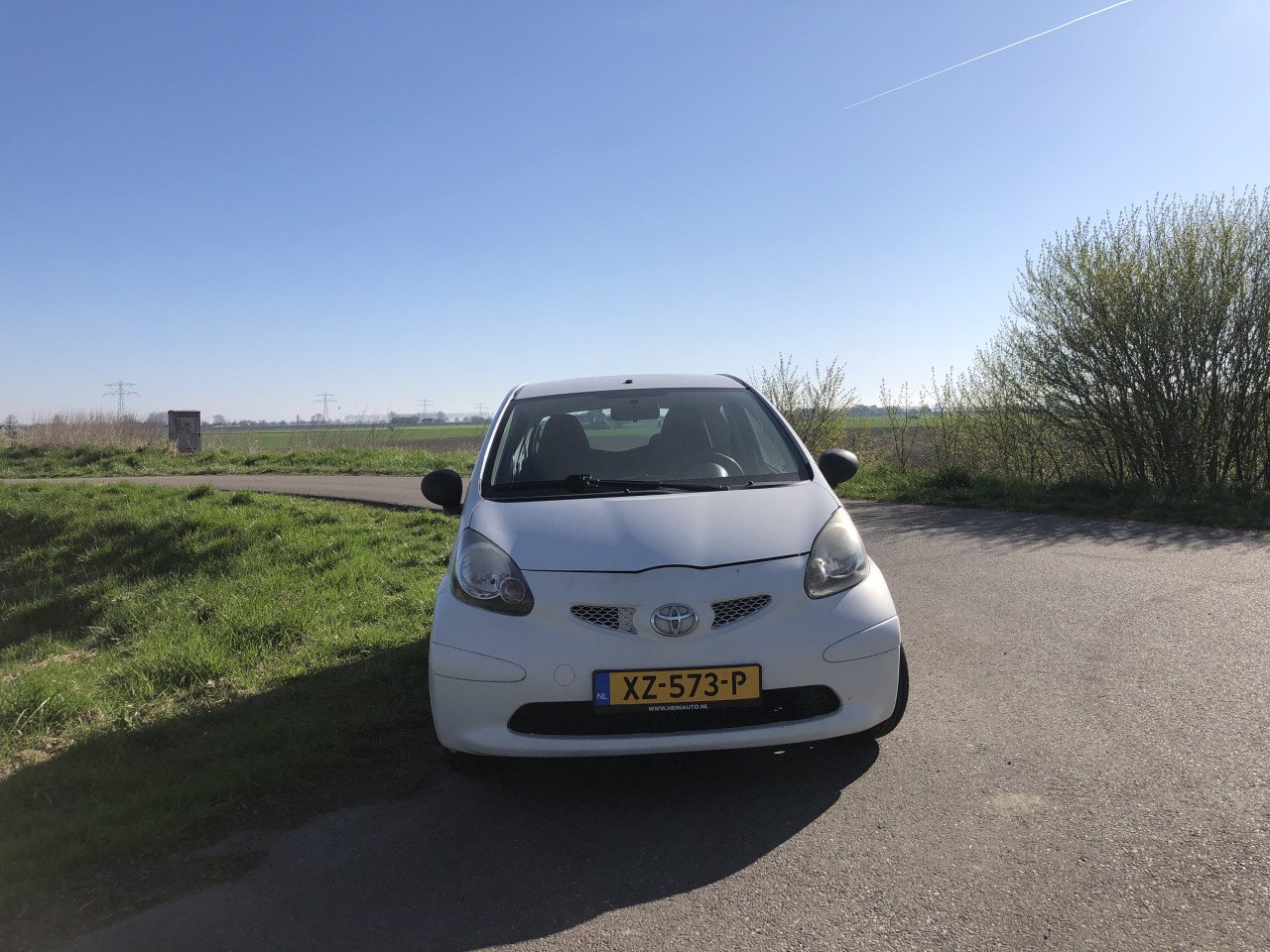 Toyota Aygo, 3deurs wit