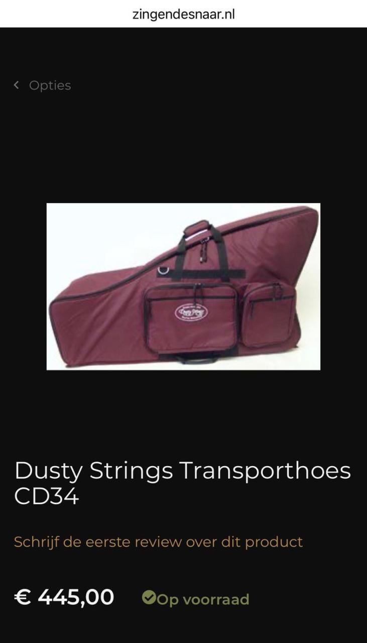 Harp Dusty Strings Ravenna 34