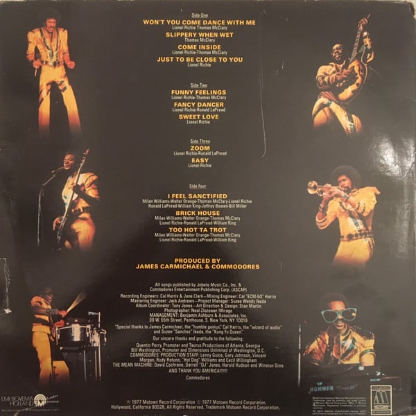 Dubbel lp The Commodores Live