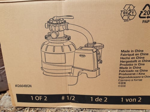 Intex zwembadpomp met glas of zandfilter
