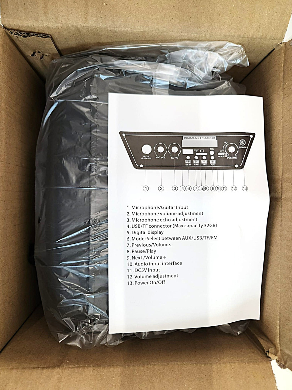 De Soundman SM-1809 Party Box (NIEUW)