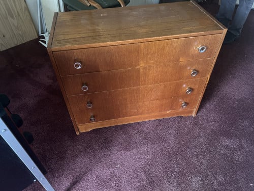 Vintage laden kast in prima staat