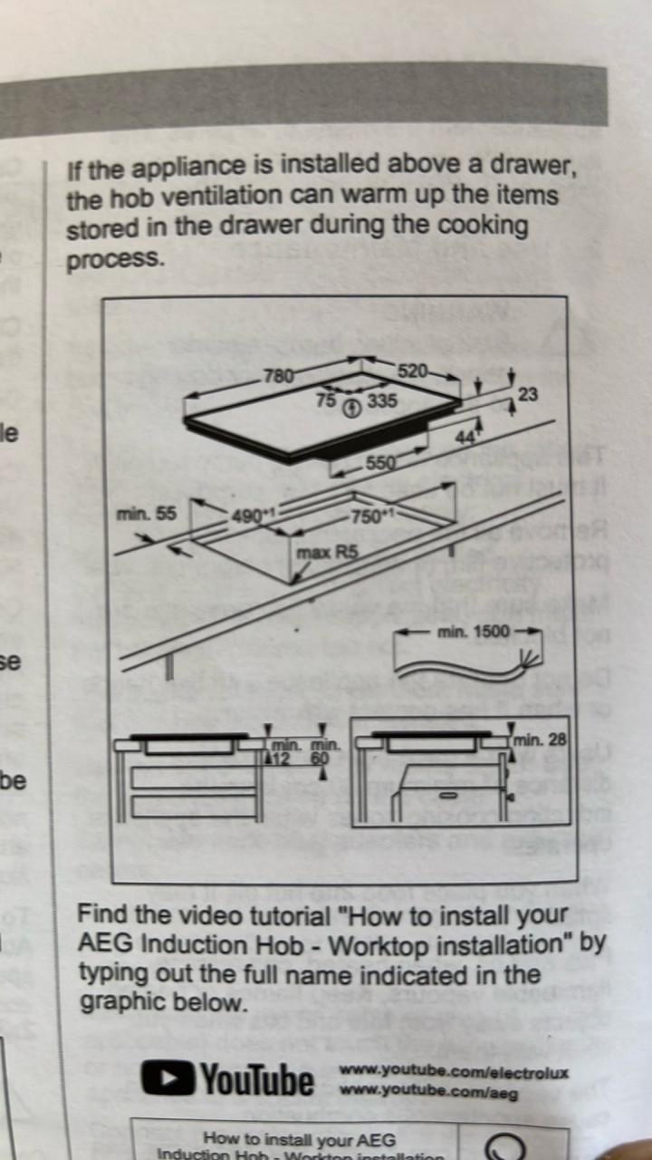 AEG inductie kookplaat