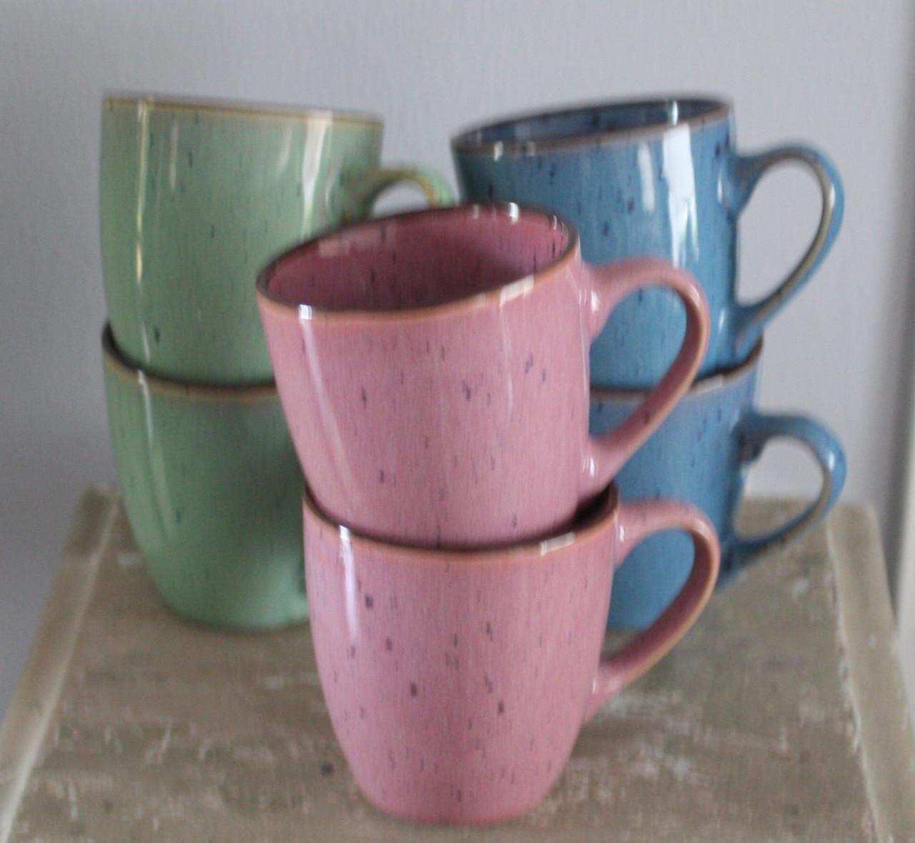 Set van 6 koffie kopje kleurrijk