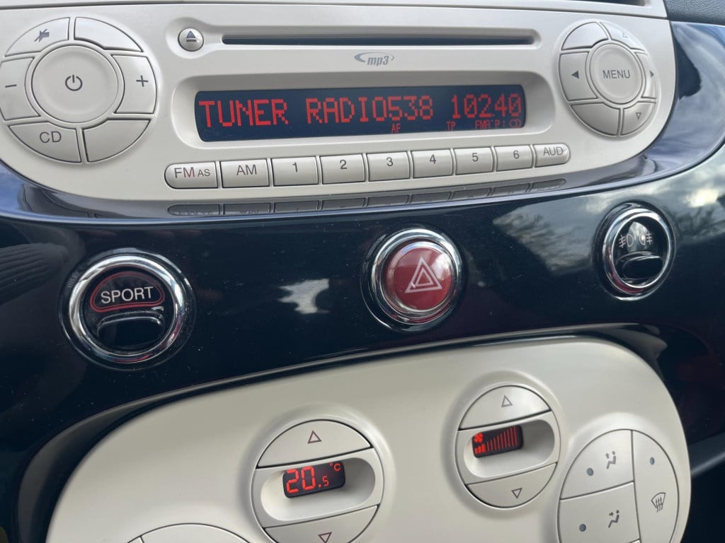 Fiat 500 1.4-16v lounge | leder | orig. nl | nwe apk |