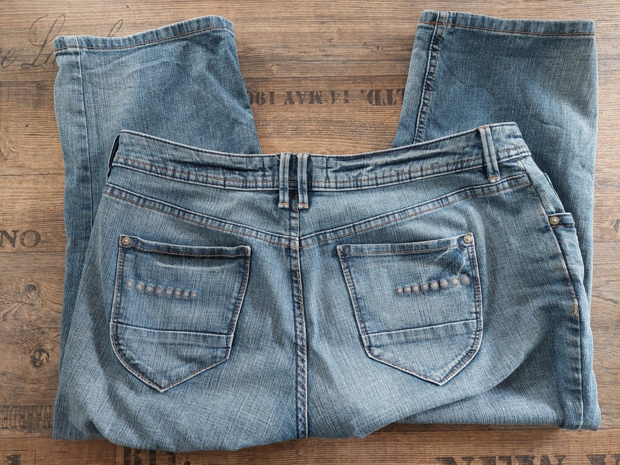 Dames 3/4 dames jeans mt 42 C&A