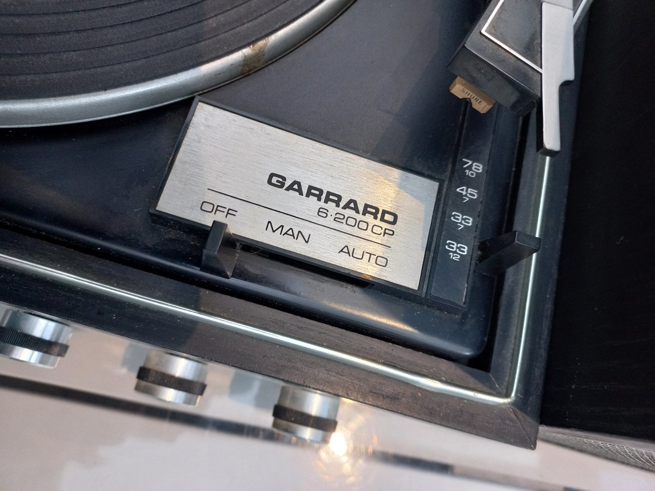 Garrard 6.200 CP platenspeler.