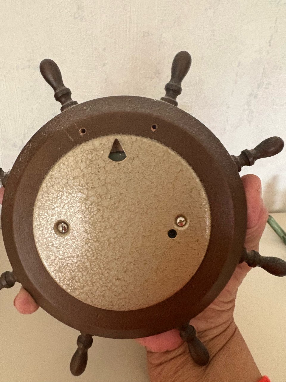 Barometer van hout/metaal