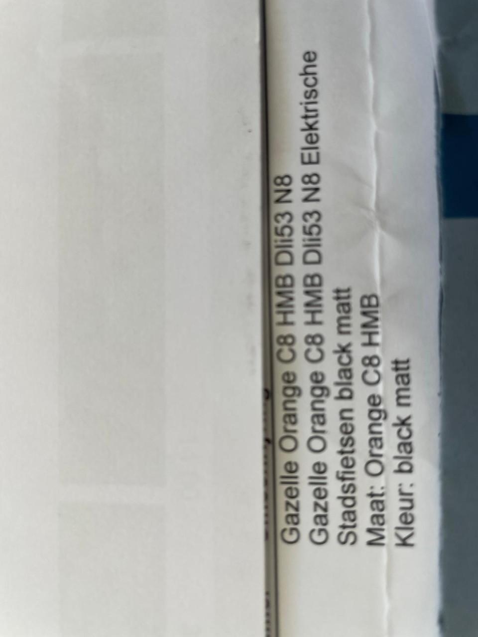 Mooie elektrische fiets, Gazelle Orange