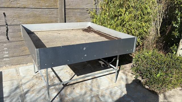 Kweek / tuin tafel aluminium