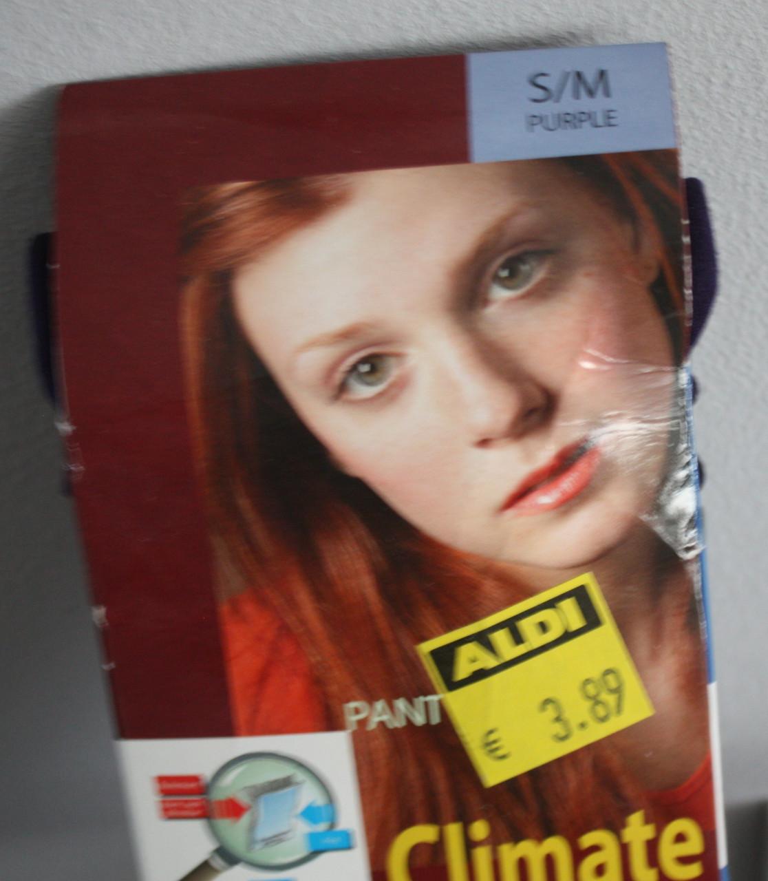 Nieuwe panty paars maat s-m