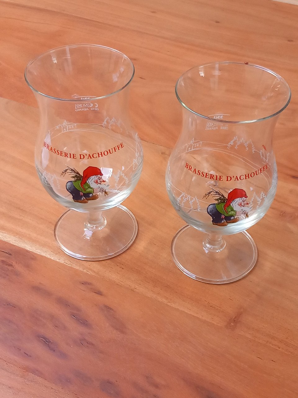 La Chouffe bier en wijnglazen NIEUW!