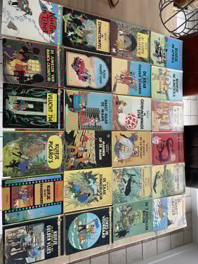 24 stuks Kuifje stripboeken