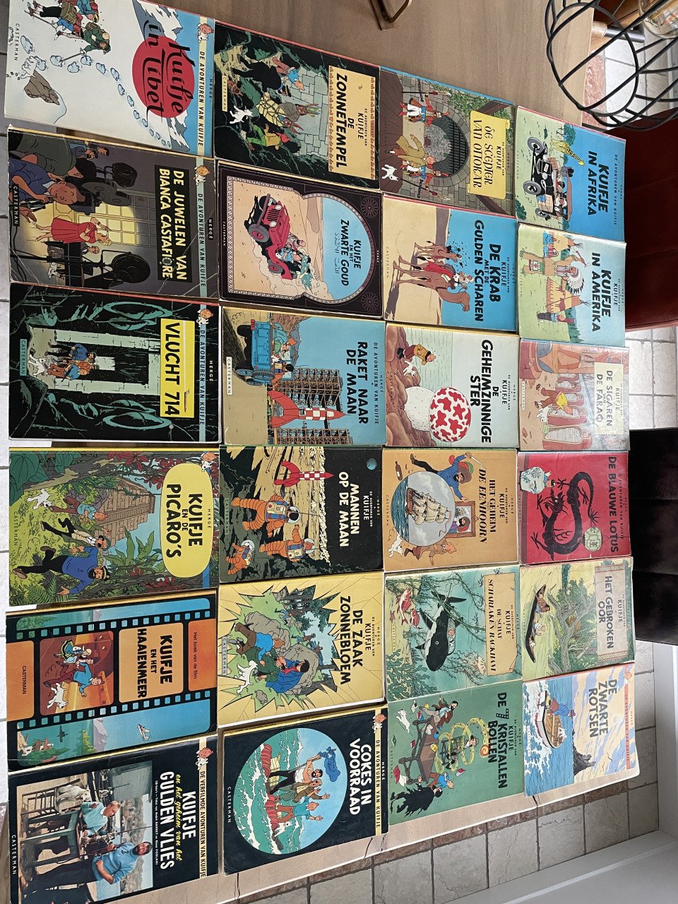 24 stuks Kuifje stripboeken