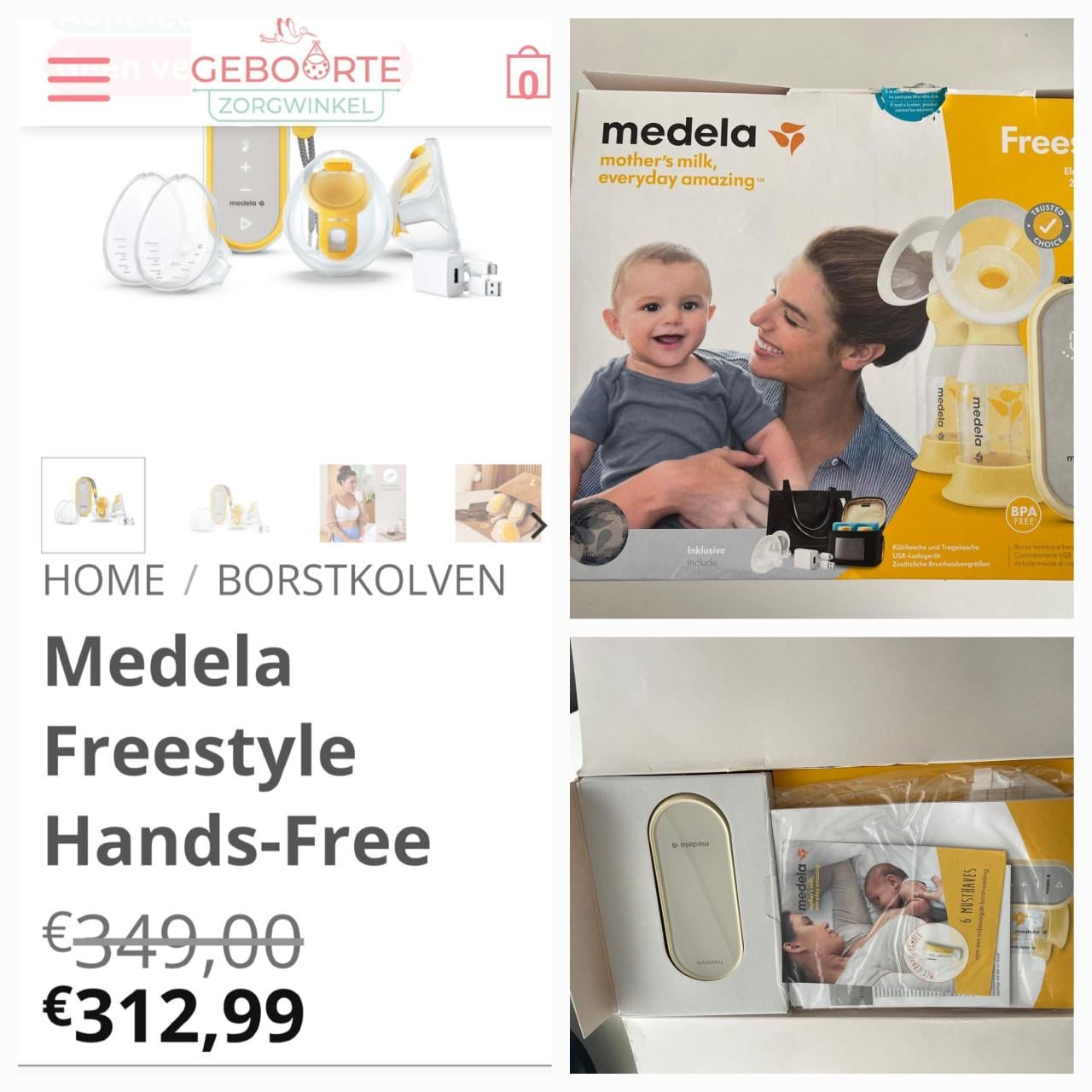 Nieuw in doos !  Medela Freestyle Flex dubbele elektrische borstkolf