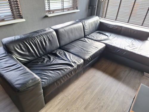 Te koop: hoekbank uitschuifbaar