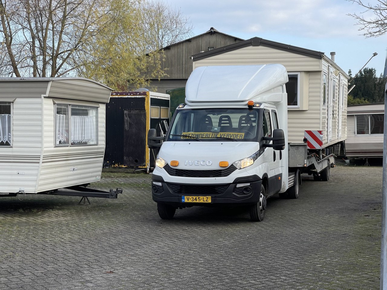 Transport van u Stacaravan Tourcaravan Camper....