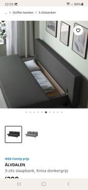 Bed/bank ikea