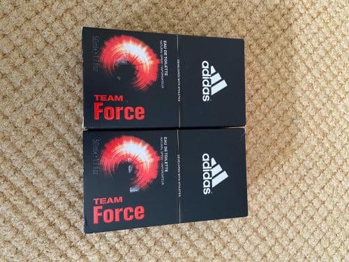 2 flesjes Adidas team Force eau de toilette, 50 ml