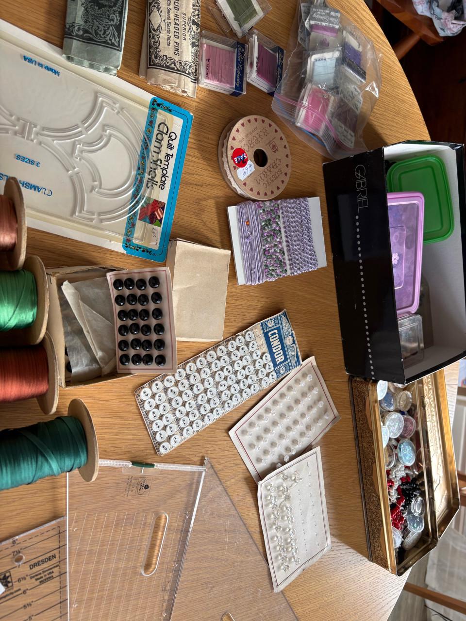 Quilt en borduur spullen