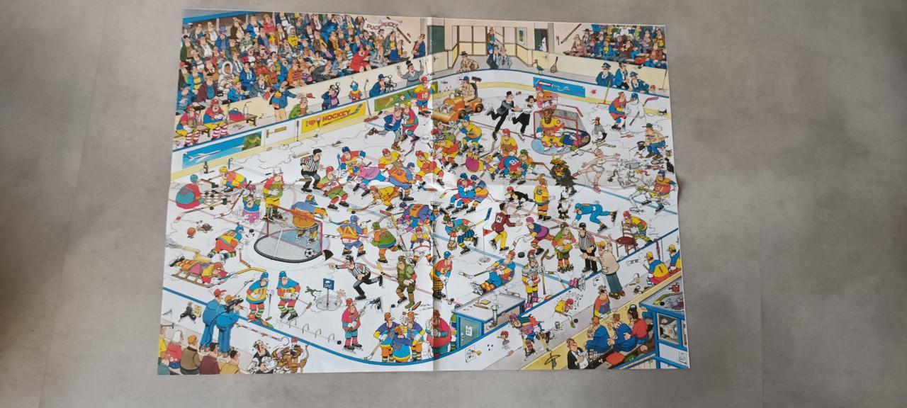 Jan van hasteren 3 in 1 puzzel met poster