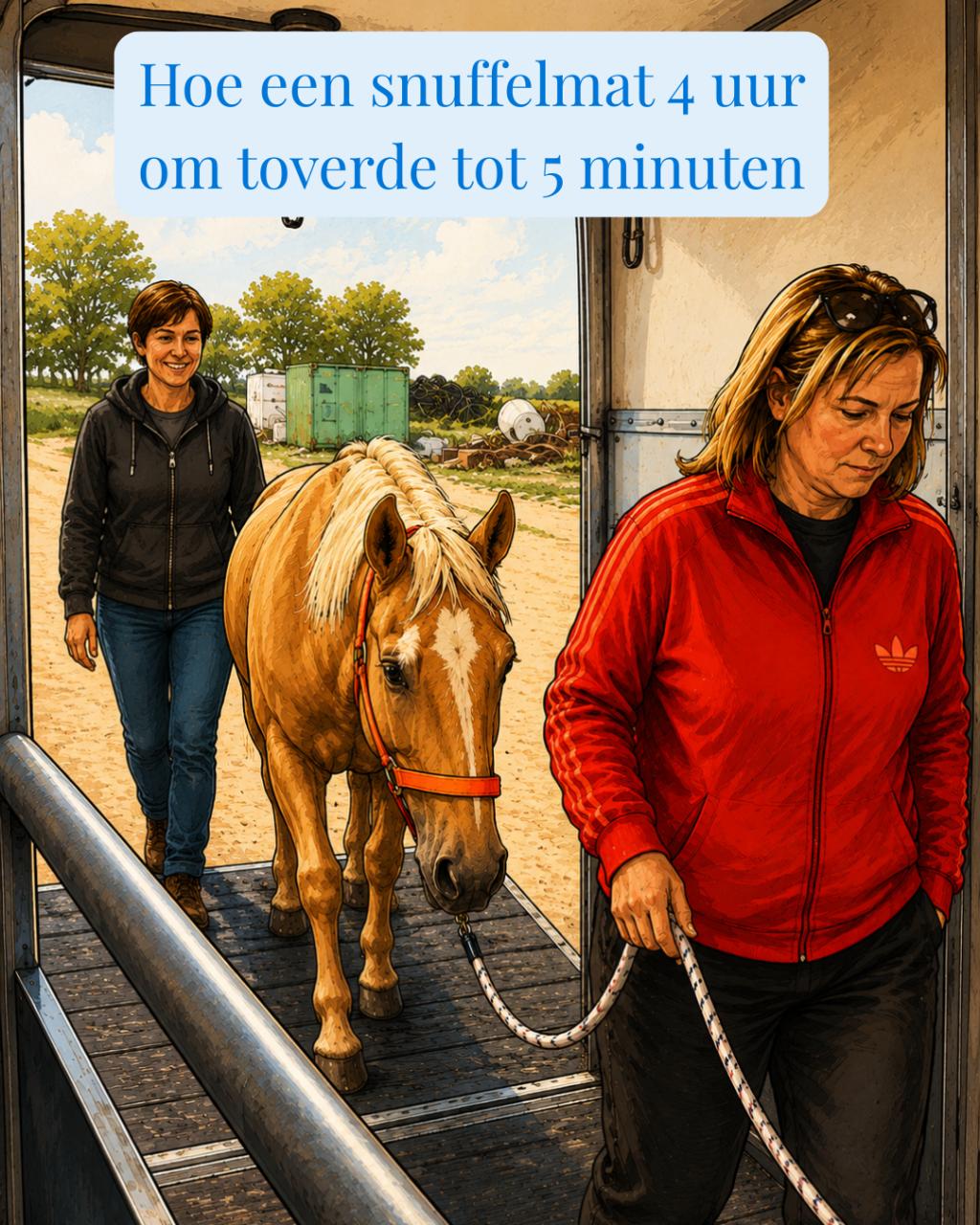 Een VIP paard wil VIP vervoert worden