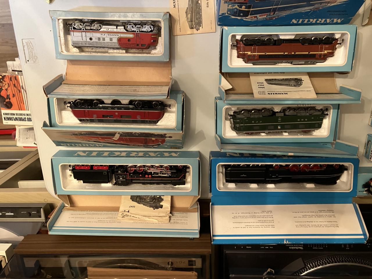 Märklin locomotieven 10 stuks