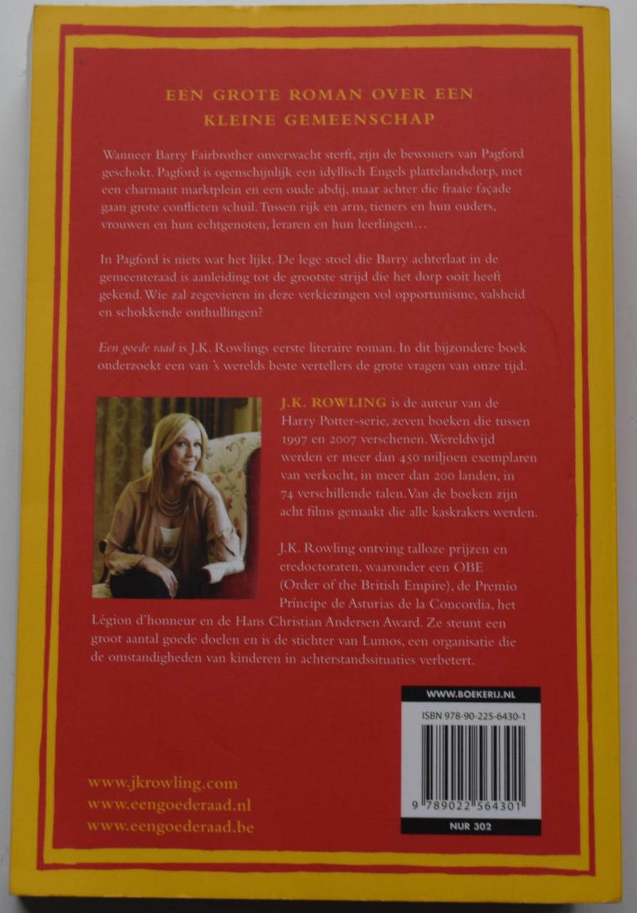 Een Goede Raad – J.K. Rowling.