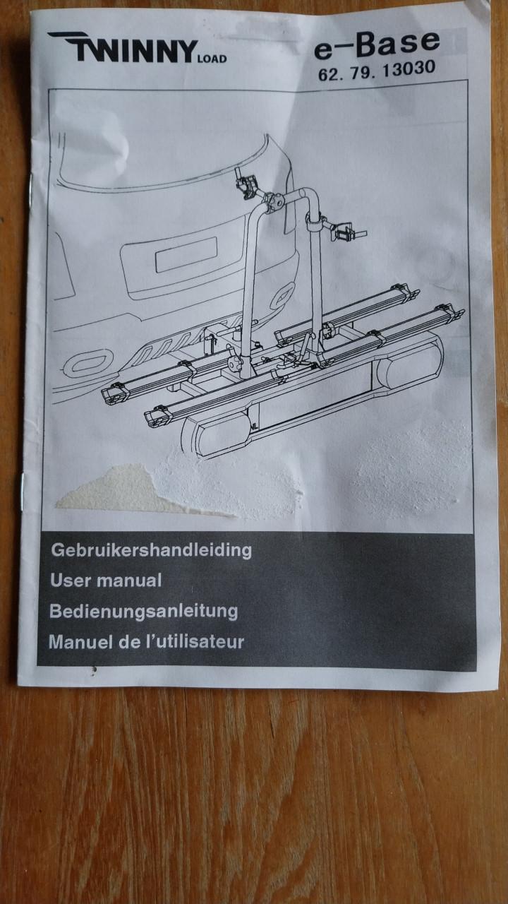 Fietsendrager  twinny load voor 2 e-bikes