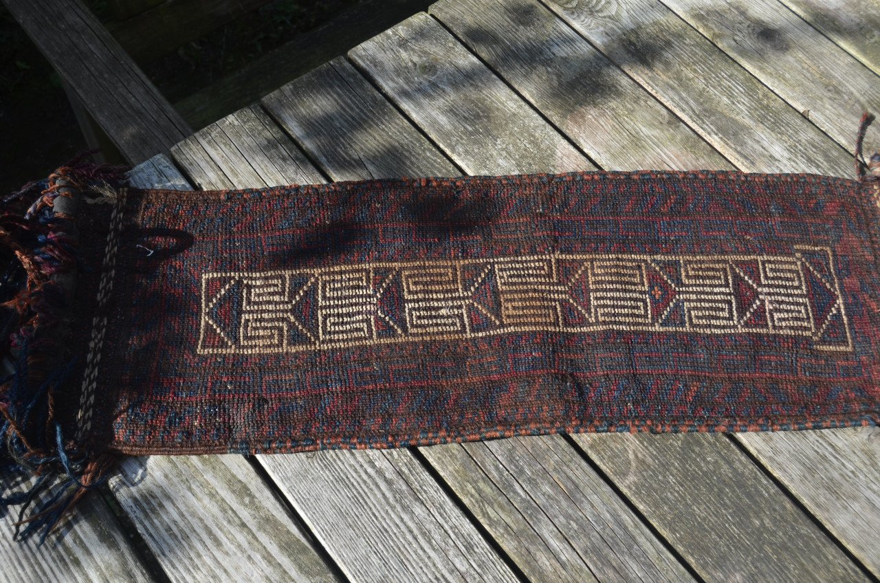 Klein tapijt of weefwerk uit Centraal-Azië (Afghanistan/Turkmenistan)