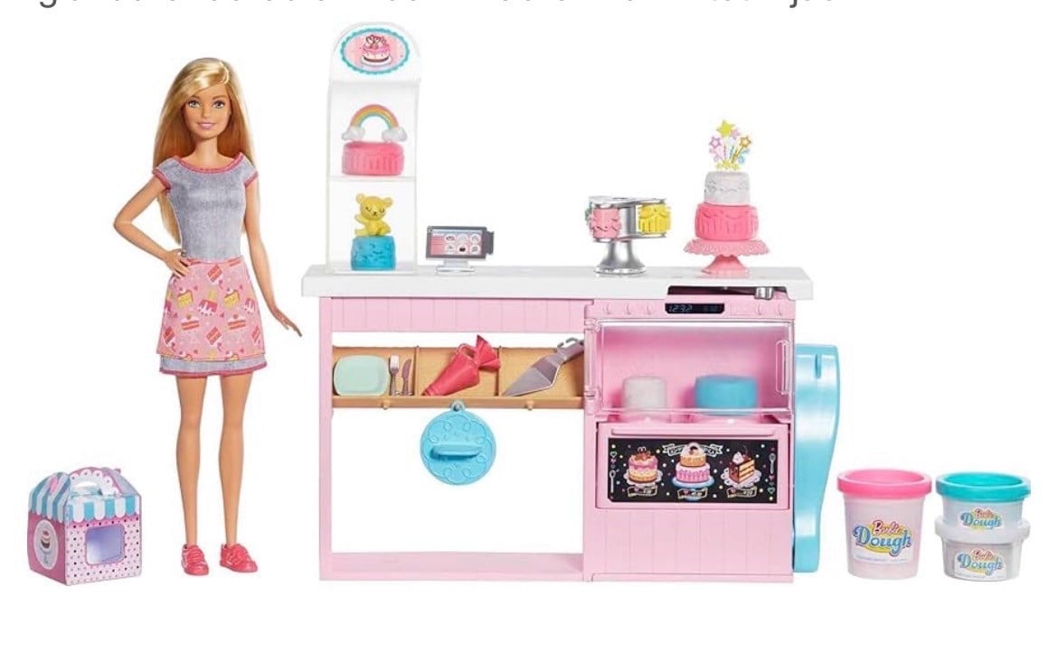 Barbie taartdecoratie speelset
