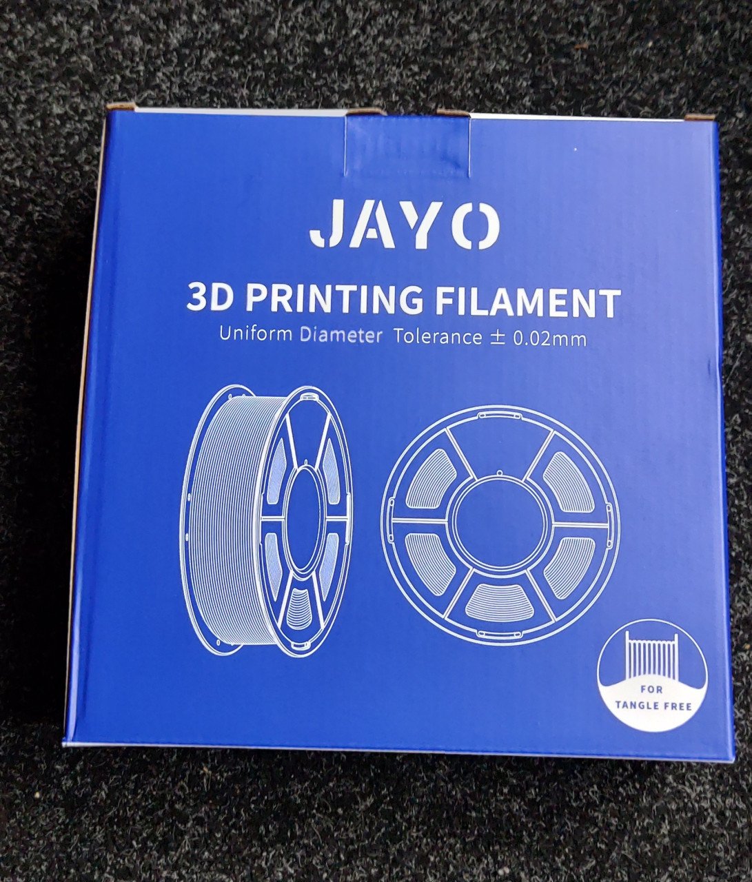1,1 KG zwarte PETG filament