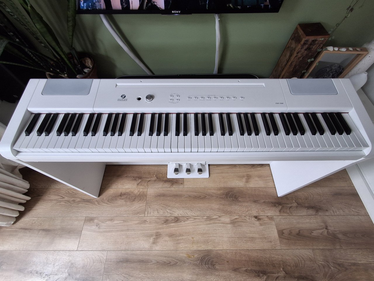 Fazley-FSP-500-W digitale piano met onderstel wit