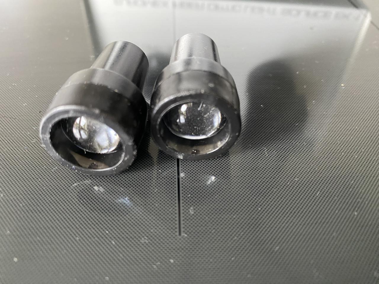 Koud lichtbron Euromex 100W met dubbele starre glasfiber lichtgeleiders