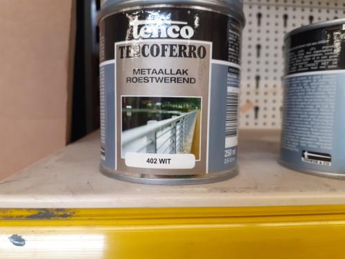 Tenco ferro metaallak 0,25 l 1 euro per stuk