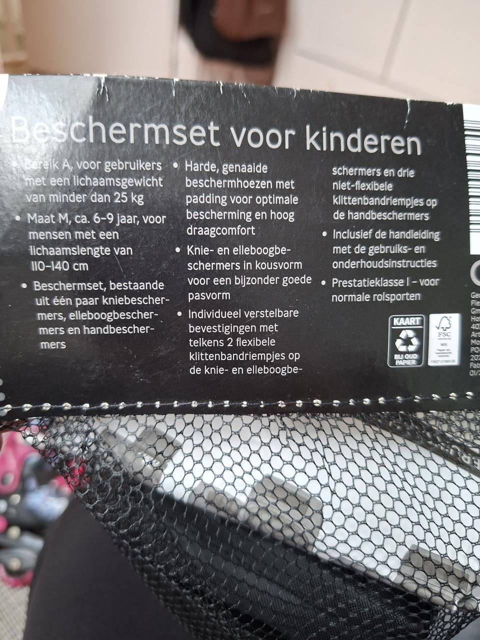 Tempish Clips Girl skeelers mt 33-36 met beschermingsset