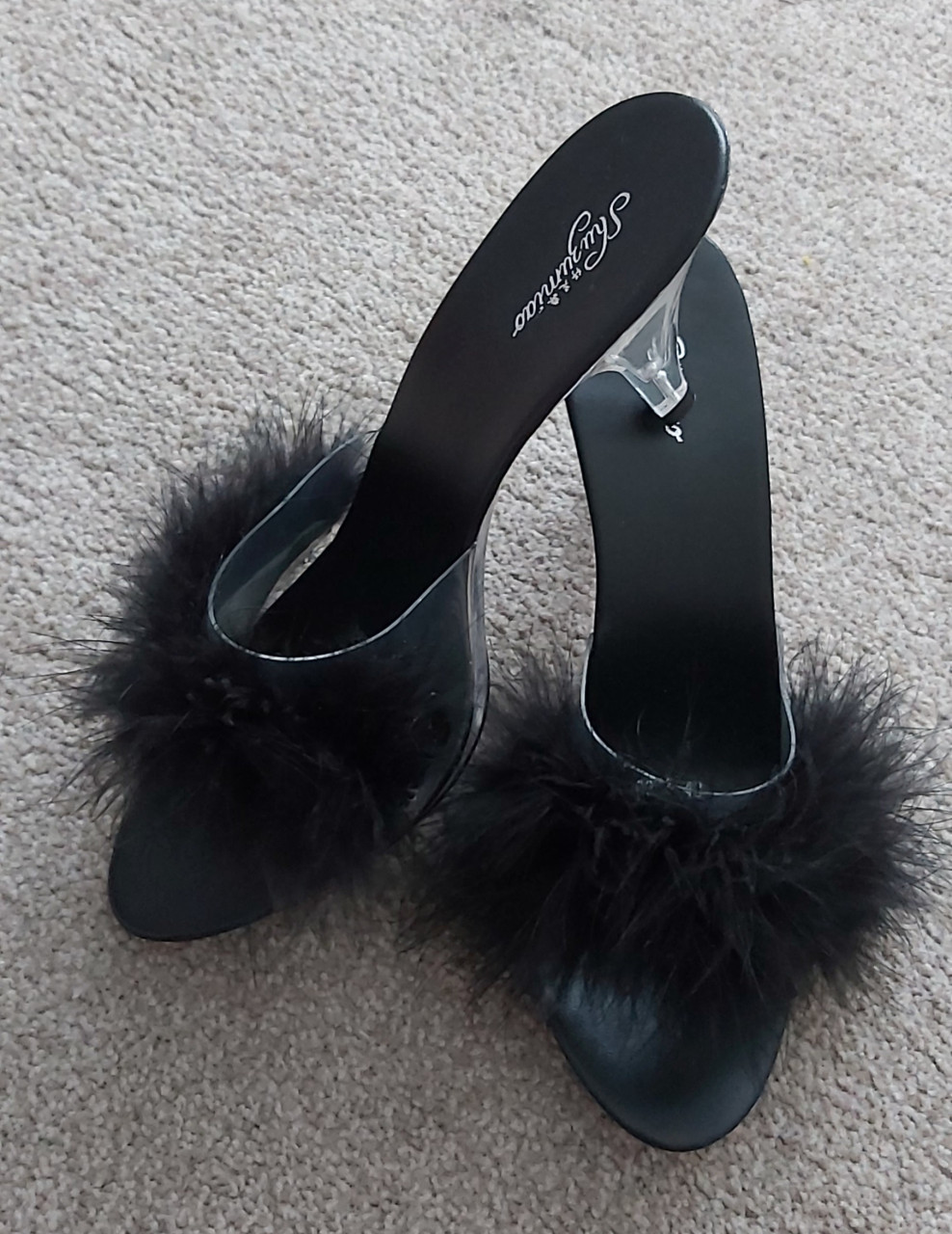 Zwarte nieuwe slipper 40/41
