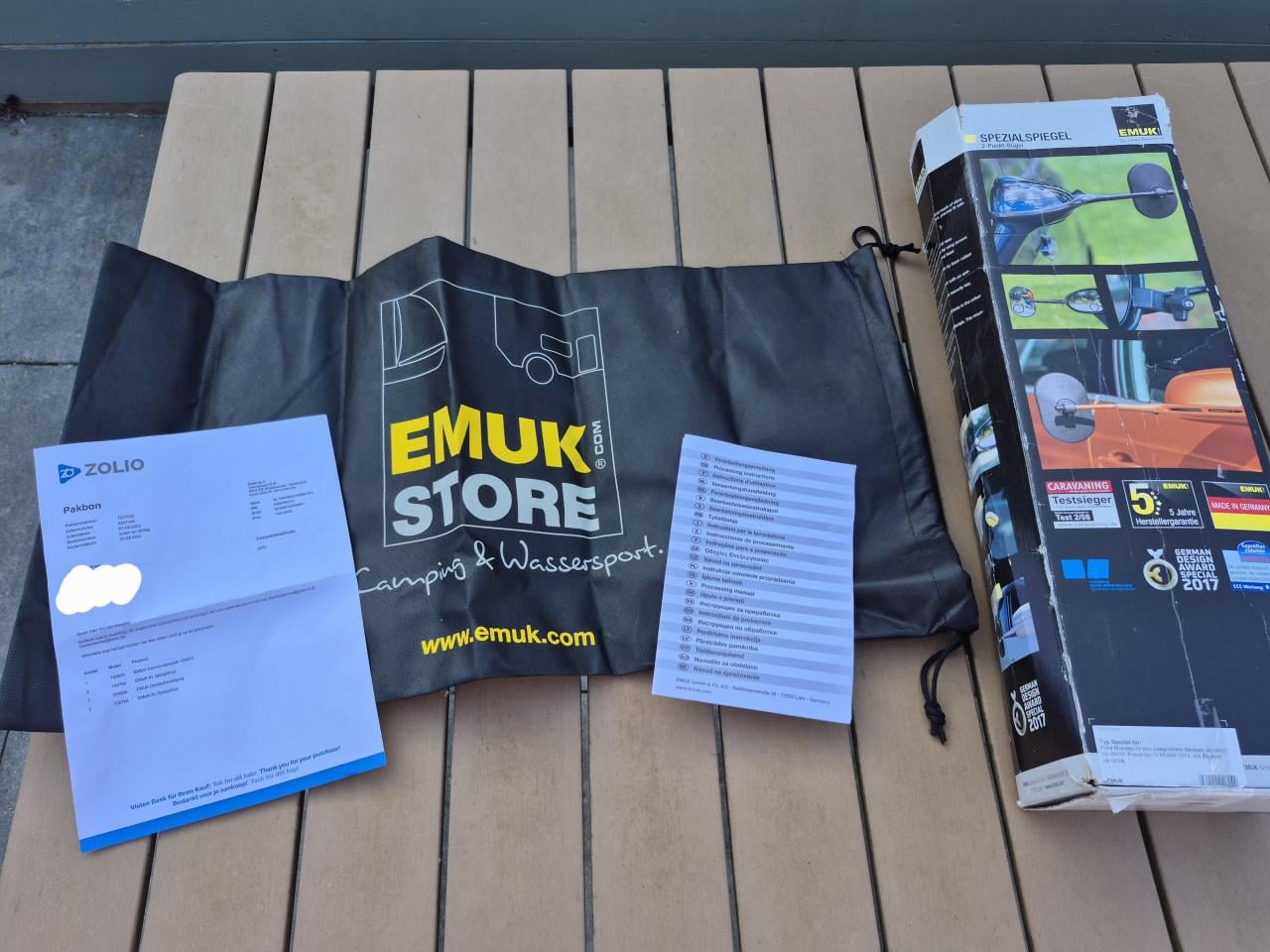 Emuk caravanspiegels