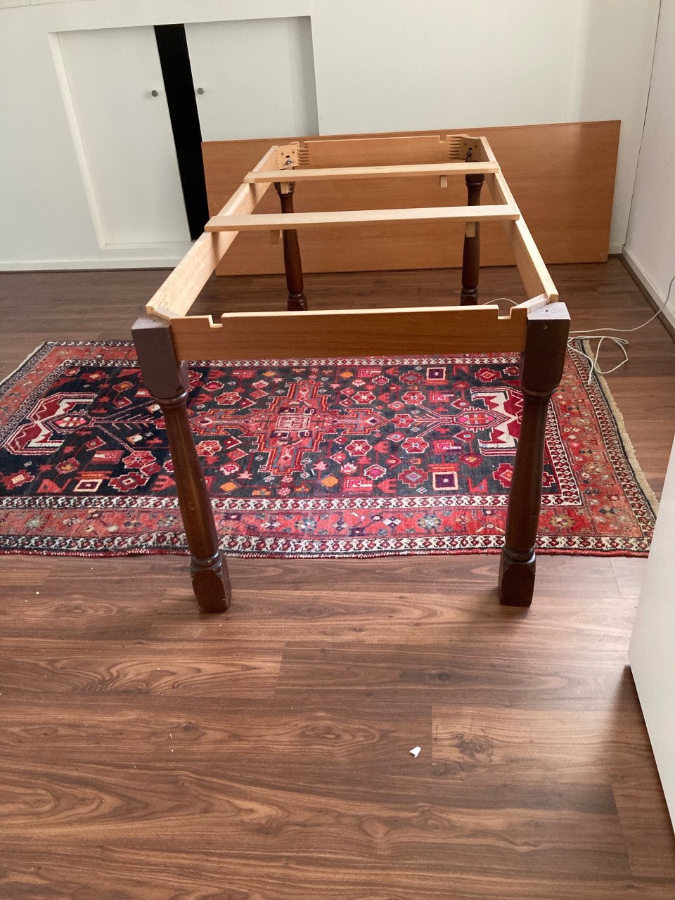 Tafel met los bovenblad