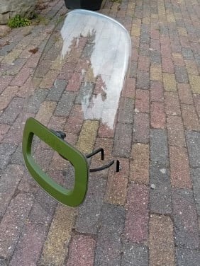 Windscherm voor fietsstoeltje