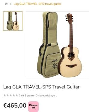 LAG Travel SPS Gitaar