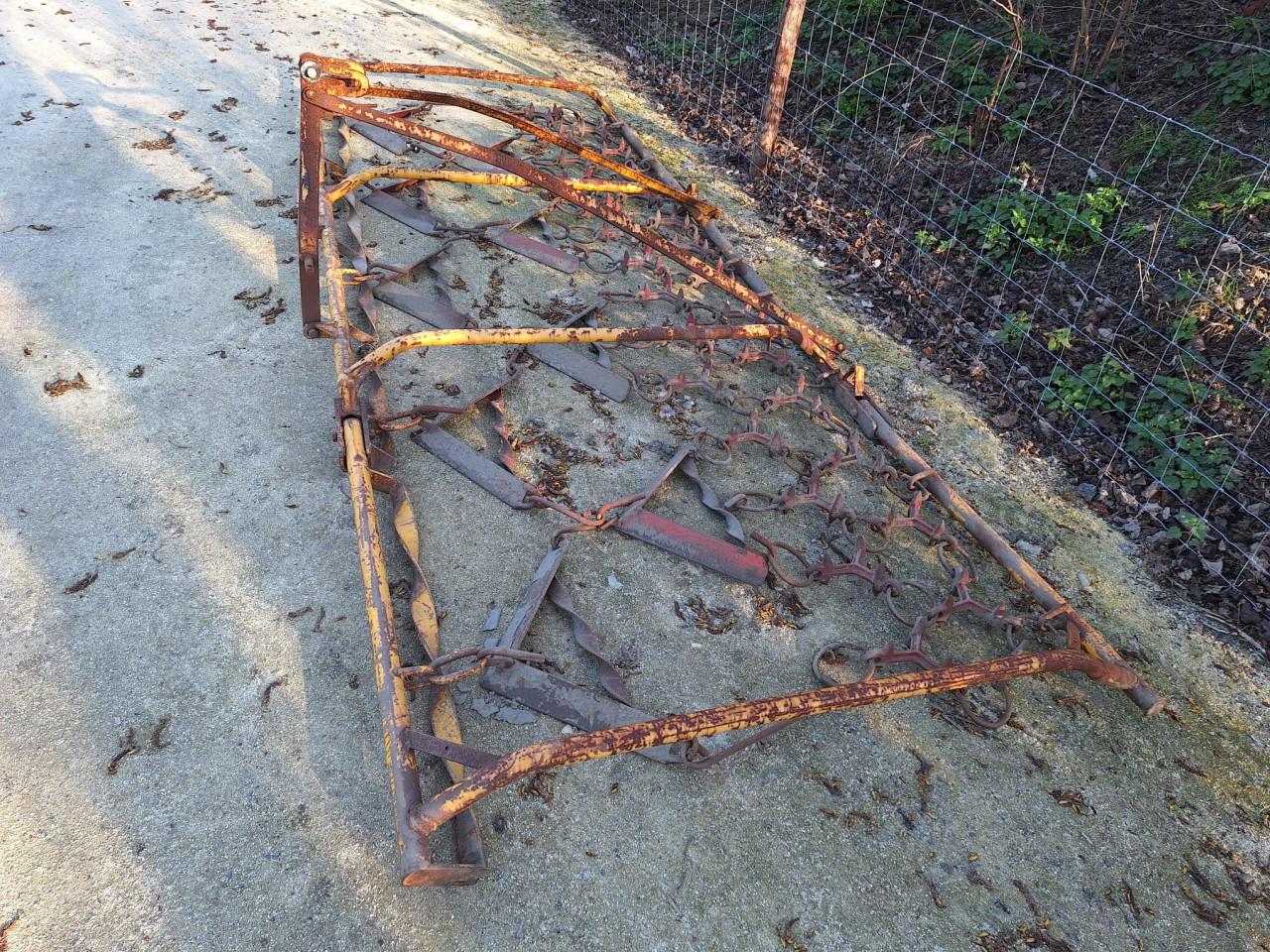 Weidesleep met echte Mols hoop driehoeken voor extra egalisatie