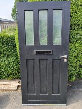 Houten voordeur