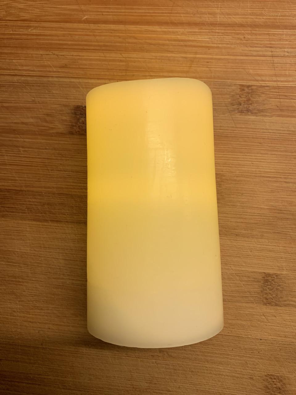 Real wax LED candles