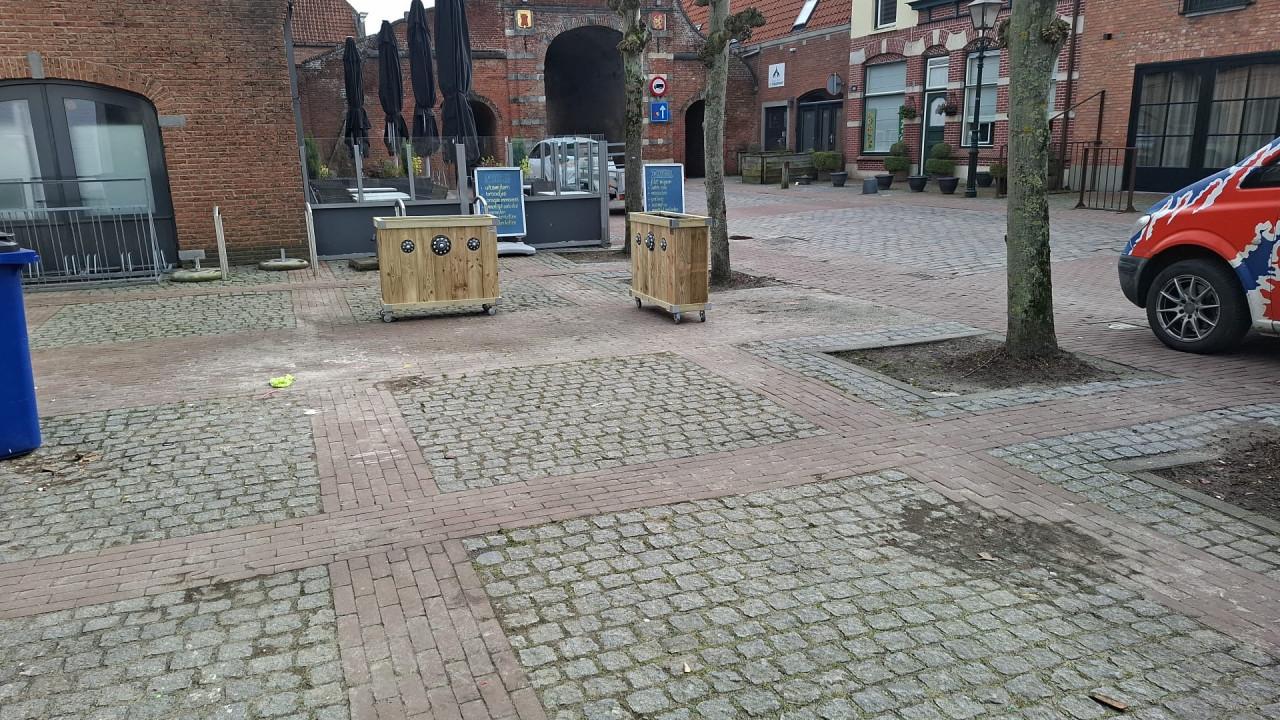 Zeeuwse knop bloembakken projecten ter inspiraties L200 x B35 x H85