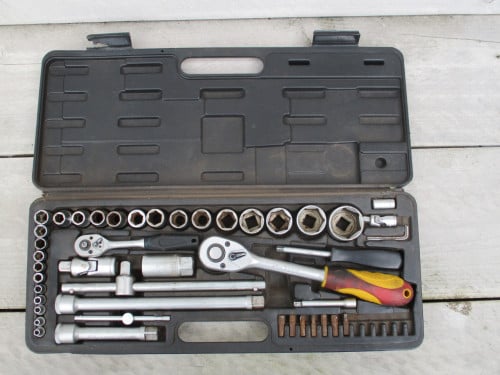 Dopsleutel set    in koffer