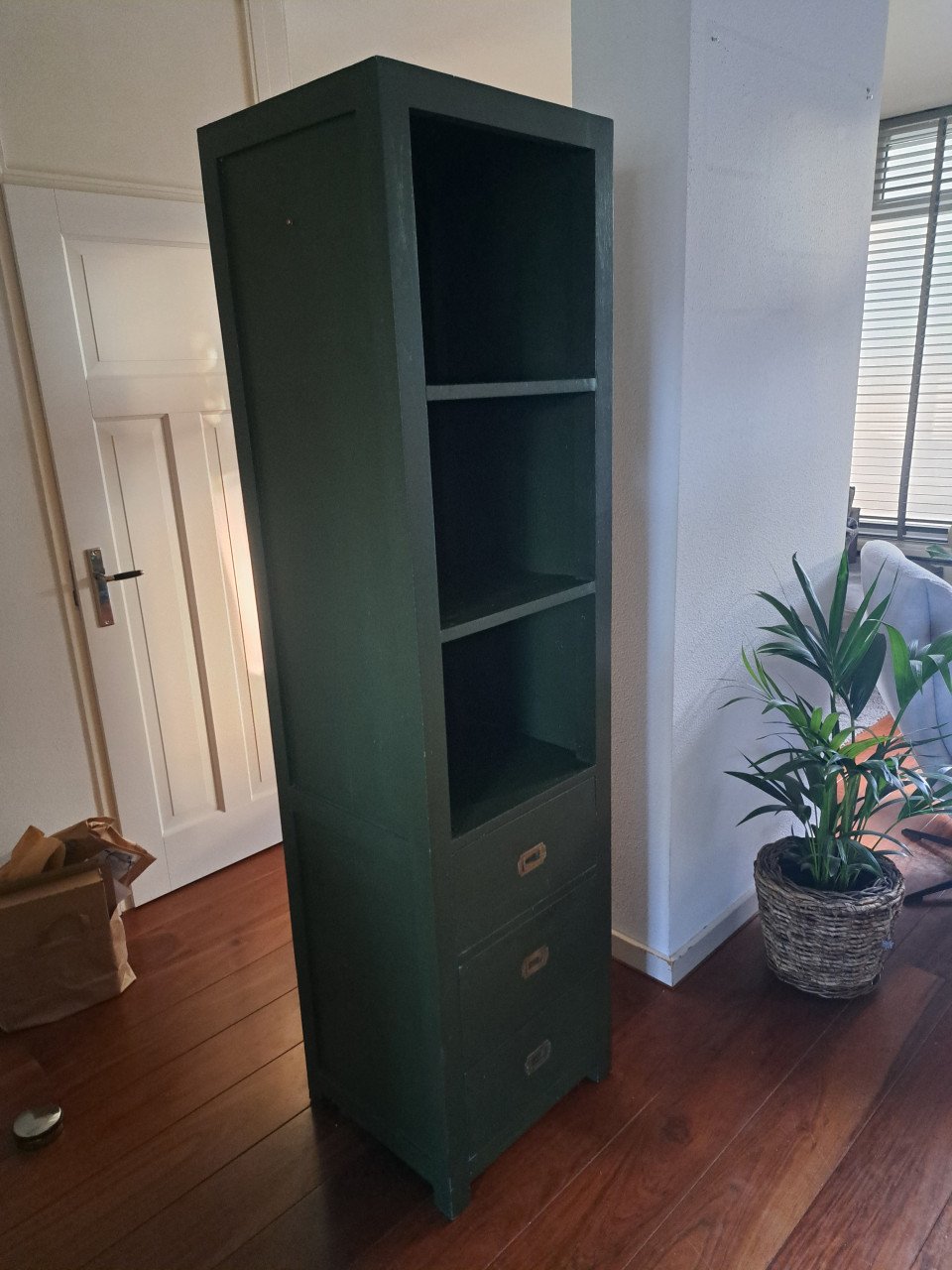 Kast met 3 lades (groen)