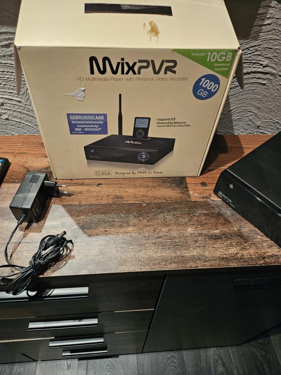 Zgan werkende MvixPVR HD Multimedia Speler - 1000GB
