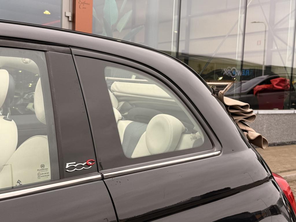 Fiat 500 cabrio lounge 1.2 | automaat | parkeersensoren | led | bluetooth |